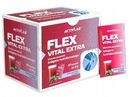 Activlab Flexvital Extra Smak Porzeczka-Żurawina (Display 330 G (30 Saszetek X 11 G)) Suplement Diety.