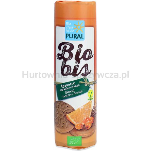 Ciastka Markizy Orkiszowe Z Kremem Rokitnik - Pomarańcza Wegańskie Bio 300 G - Pural (Bio Bis) [BIO]