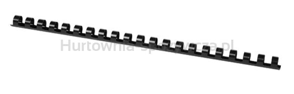 Office Products Grzbiety do bindowania A4, 12mm (95 kartek), 100 szt., czarne 