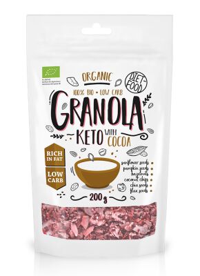 Granola Kakao Keto Bio 200 G - Diet-Food [BIO]