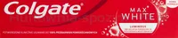 Colgate Pasta Do Zębów Max White Luminous Wybielająca 75 Ml