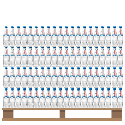 Woda Muszynianka Średnionasycona Co2 0,3L x 1512 szt.(Paleta)