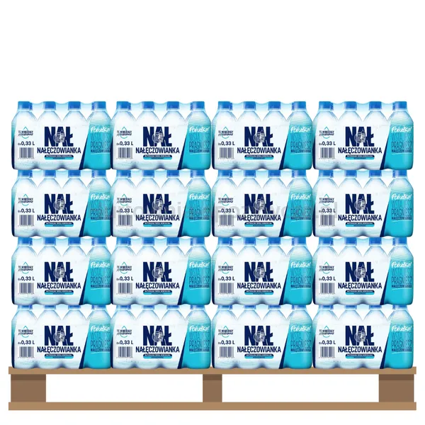 Nałęczowianka Woda mineralna Niegazowana 0,33 l <br>(Paleta 1512 szt.) SK