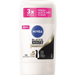 Nivea Black &Amp White Silky Smooth Antyperspirant Stick 50 Ml