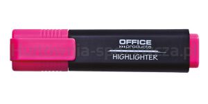 Office Products Zakreślacz fluorescencyjny, 1-5mm (linia), różowy 