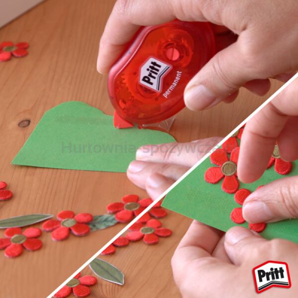 PRITT NON-PERMANENT Klej w taśmie 8,4mm x 10m, blister  - 4