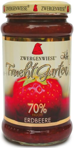 Mus Truskawkowy (70 % Owoców) Bezglutenowy Bio 225 G - Zwergenwiese [BIO]