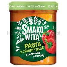 Smakowita Pasta Z Ziaren Fasoli Z Czerwoną Papryką 180G