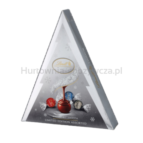 Lindt LINDOR Silver Xmas Tree 125g