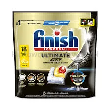Finish Kapsułki Do Zmywarki Ultimate Plus lemon 18 szt.