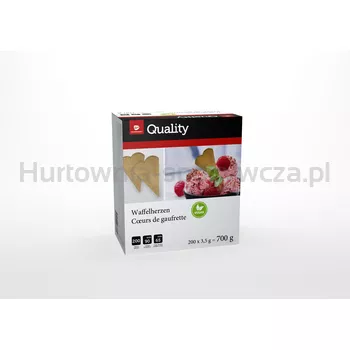 TGQ Wafle w kształcie serca 700 g
