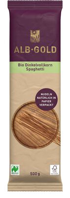 Alb-Gold  Makaron (Orkiszowy Razowy) Spaghetti Bio 500 G [BIO]