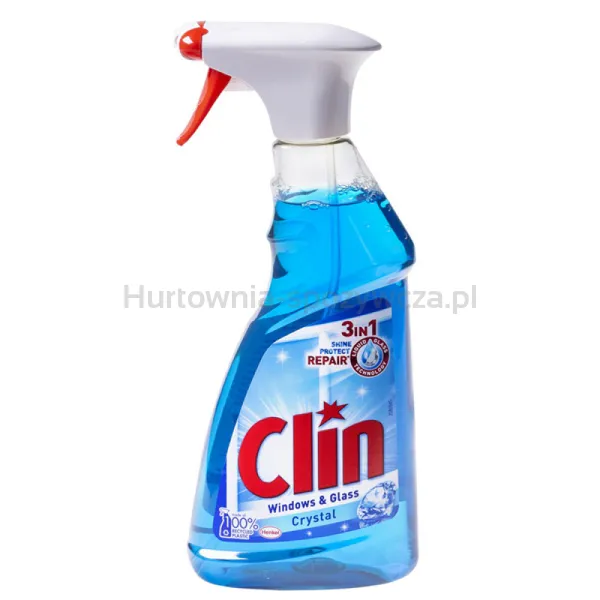 Clin Płyn do mycia szyb Blue, pompka, 500ml