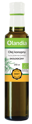 Olej Konopny Tłoczony Na Zimno Bio 250 Ml - Olandia [BIO]