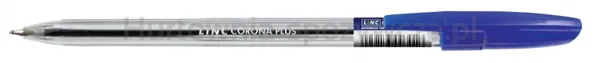 Długopis LINC Corona Plus, śr. kulki 0,7mm, gr. linii 0,3mm, niebieski
