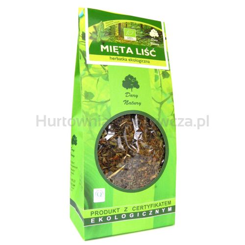 Herbatka Liść Mięty Bio 100 G - Dary Natury [BIO]