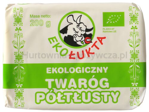 Twaróg Półtłusty Bio 200 G - Eko Łukta [BIO]