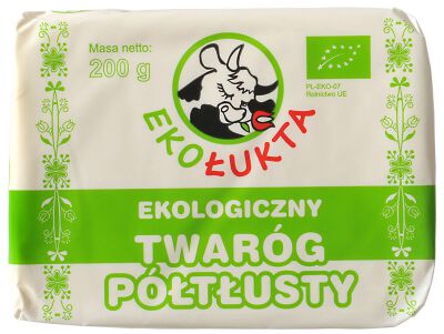 Twaróg Półtłusty Bio 200 G - Eko Łukta [BIO]