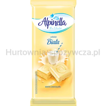 Alpinella Czekolada Biała 90G