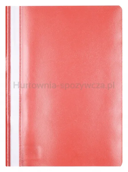 Skoroszyt OFFICE PRODUCTS, 120/180 mic, PP, czerwony