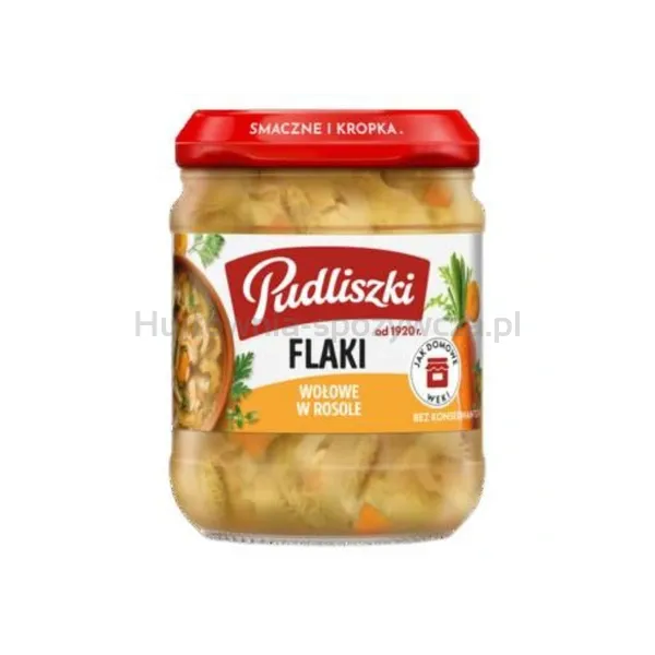 Pudliszki Flaki wołowe w rosole 450g