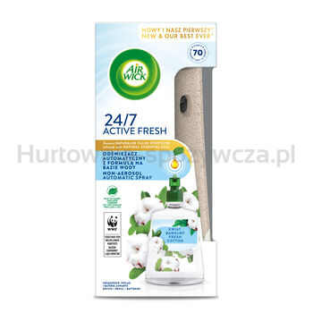 Air Wick Active Fresh Komplet Kwiat Bawełny/Fresh Cotton 228 Ml