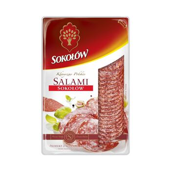 Sokołów Salami Sokołów Plastry 100G 