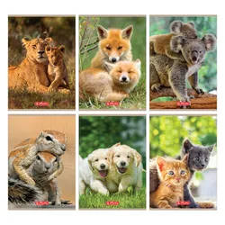 Herlitz Zeszyt A5 16 Linia Podwójna Animals