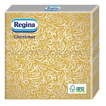 Regina Serwetki Christmas 3-Warstwowe 15 Sztuk 33X33Cm