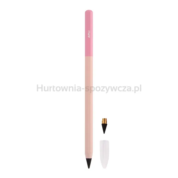 Ołówek wieczny APLI Infinite Nordic, HB, 1 szt., pudełko kartonowe z zawieszką, różowy