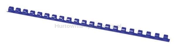 Grzbiety do bindowania OFFICE PRODUCTS, A4, 10mm (65 kartek), 100 szt., niebieskie