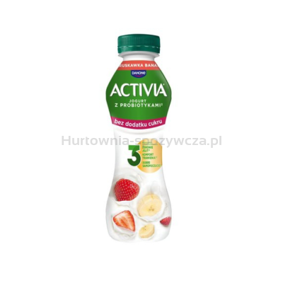 Danone Activia Do Picia truskawka-banan z probiotykami 270g