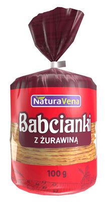 Babcianki Z Żurawiną 100 G - Naturavena [BIO]