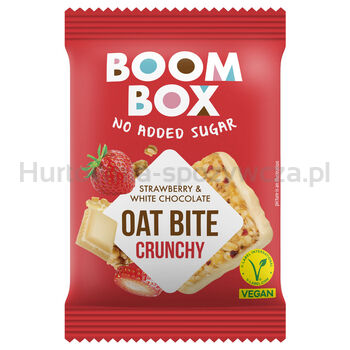 Boom Box Oat Bite Truskawka i biała czekolada 20 g