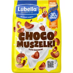 Lubella CHOCO MUSZELKI Płatki śniadaniowe -30% cukru 450g