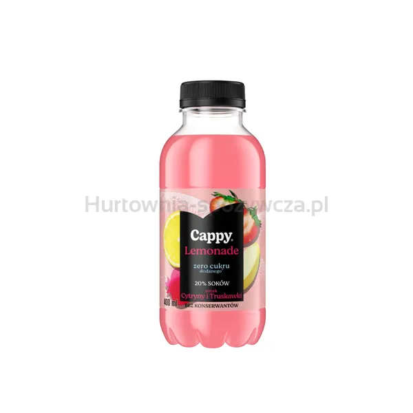 Cappy Lemonade o smaku Cytryny i Truskawki 400 ml