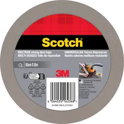 3M™ Taśma Naprawcza, Srebrna, 50 Mm X 50 M, 1 Rolka