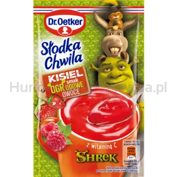 Dr.Oetker Słodka Chwila Shrek Kisiel Ogrodowe Owoce 29 g