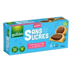 Gullón Ciasteczka oblane zwyczajną czekoladą 186 g