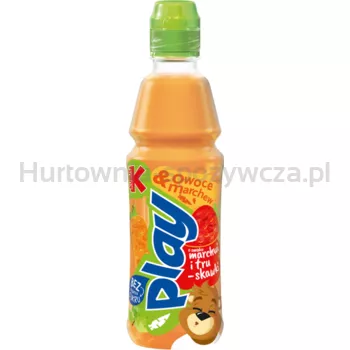 Kubuś Play! Napój z marchwi i owoców marchew truskawka jabłko 400 ml
