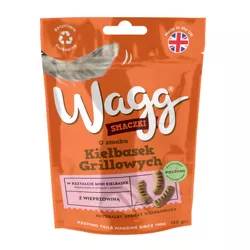 Wagg Smaczki, O smaku Kiełbasek Grillowych, przekąski dla psów, 125 g
