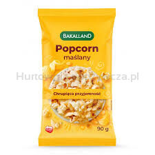 Bakalland Popcorn Maślany 90G