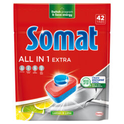 Somat All In One Extra Tabletki Do Zmywarek 42 Sztuki Lemon
