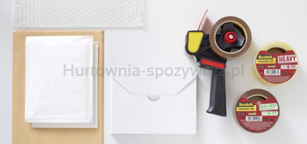 Zestaw taśmy pakowej SCOTCH® (309 BUFF), akrylowa, 2 szt., brązowa, podajnik GRATIS - 9