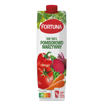 Fortuna Sok 100% Pomidorowo Warzywny 1 L