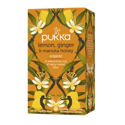 Pukka Herbata Cytryna, Imbir I Miód Manuka, 20 Kopert
