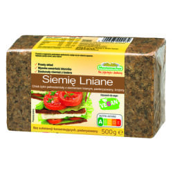 Mestemacher Chleb Żytni Z Siemieniem Lnianym 500 G