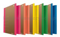 Donau Teczka z gumką Life, Karton, A4, 500gsm, 3-skrz., żółty  - 2