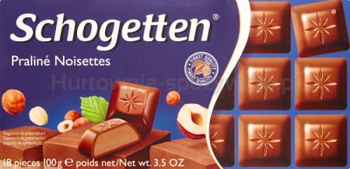 Schogetten Praline Noisettes 100G