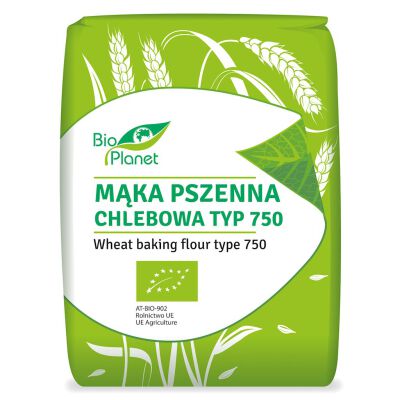 Mąka Pszenna Chlebowa Typ 750 Bio 1 Kg - Bio Planet [BIO]